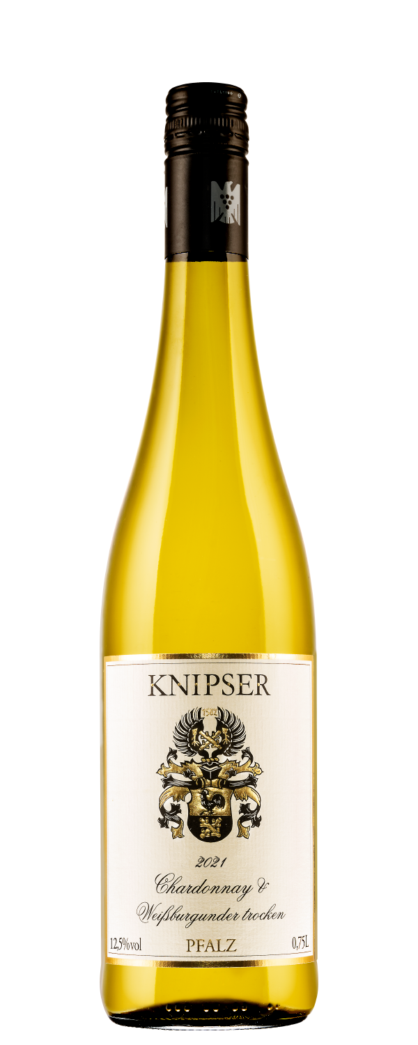 Chardonnay Weißburgunder trocken Weingut Knipser 2022