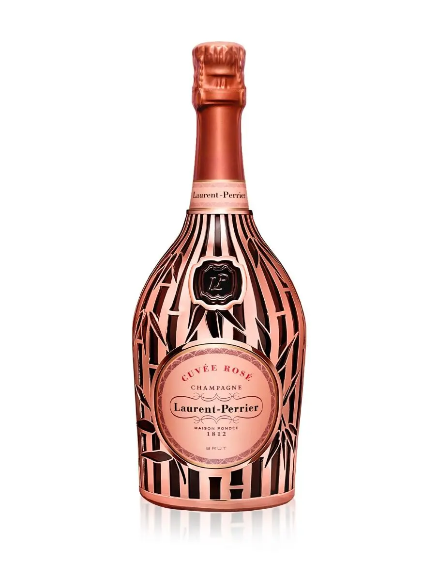 Champagne Laurent Perrier Cuvée Rosé Brut in Robe Bamboo
