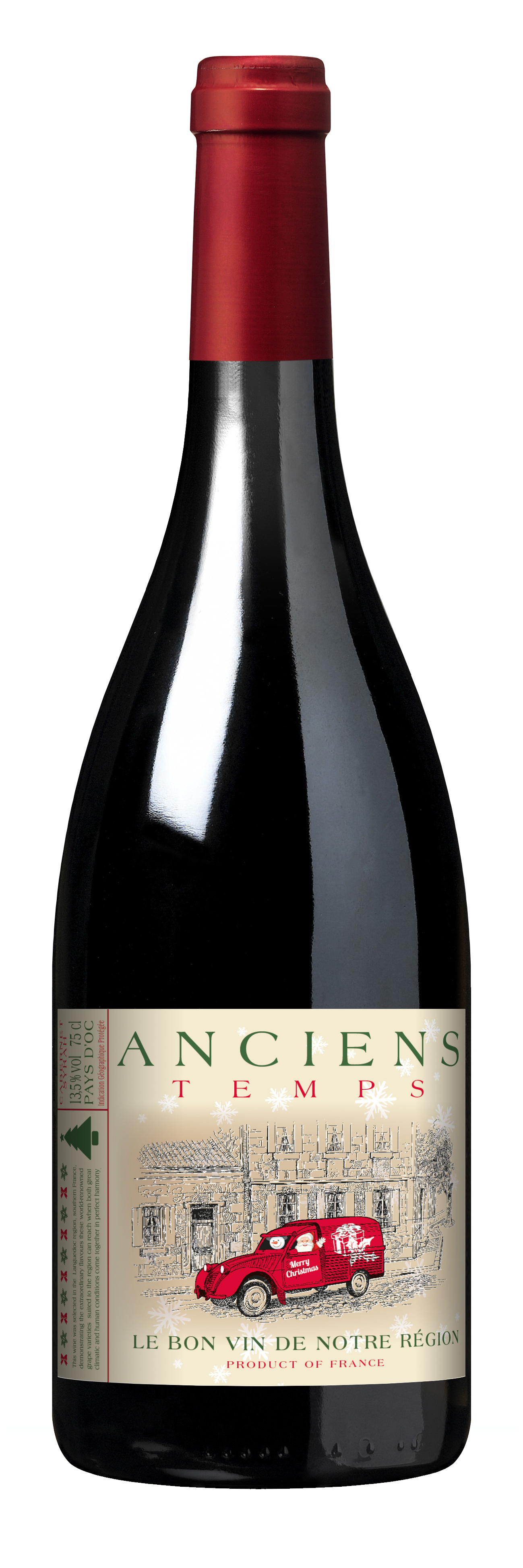 Anciens Temps Cabernet Syrah IGP 2020  Weihnachtsedition - Edition Noël Rouge